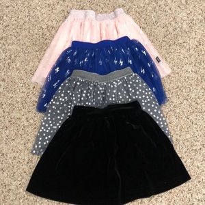 Girls Skirts! 4 Piece Bundle